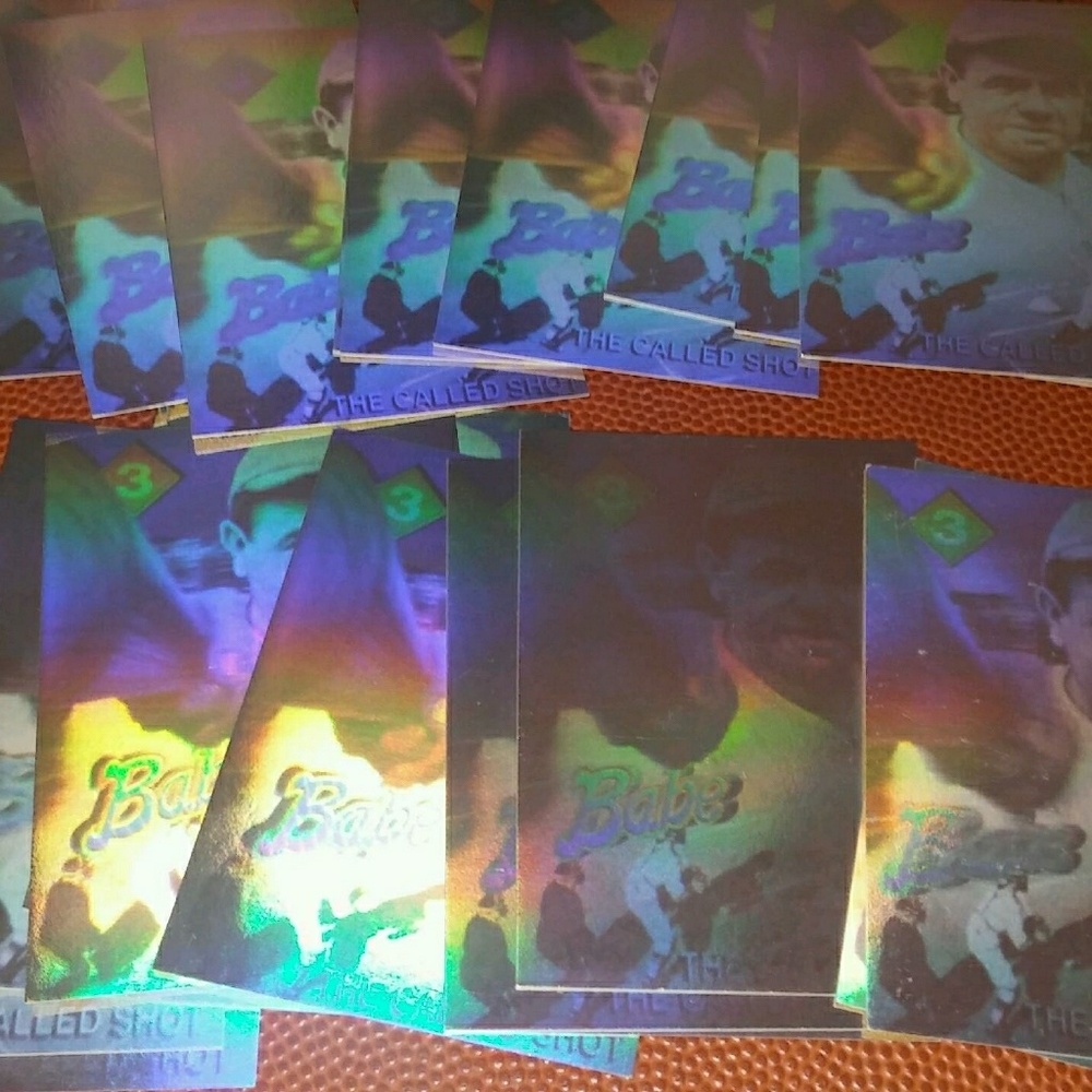 The Babe Ruth Series Lot Of 25 Hologram Cards